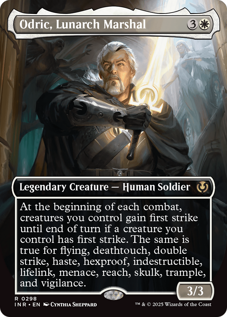 Odric, Lunarch Marshal (Borderless) [Innistrad Remastered] | Black Swamp Games