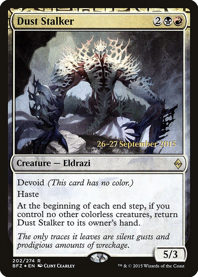 Dust Stalker [Battle for Zendikar Prerelease Promos] | Black Swamp Games