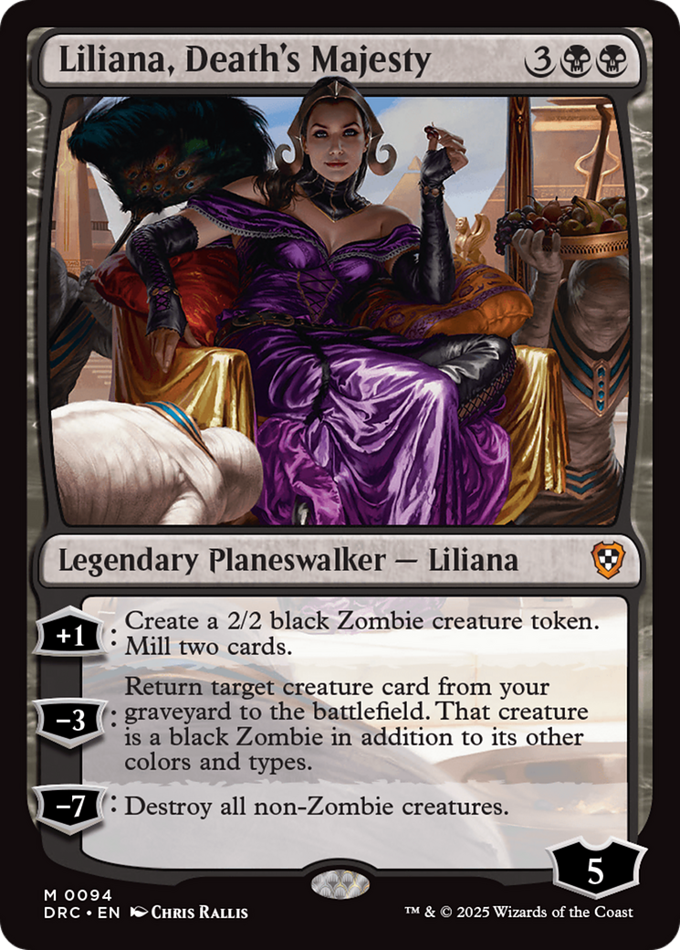 Liliana, Death's Majesty [Aetherdrift Commander] | Black Swamp Games