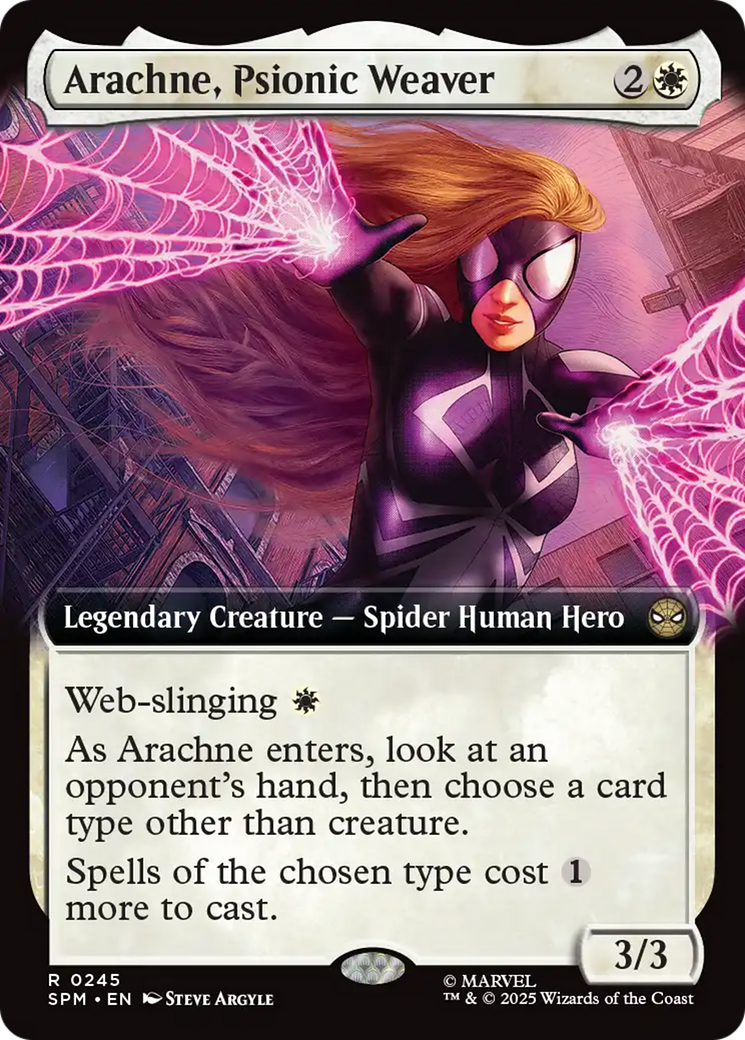 Arachne, Psionic Weaver (Extended Art) [Marvel's Spider-Man] | Black Swamp Games
