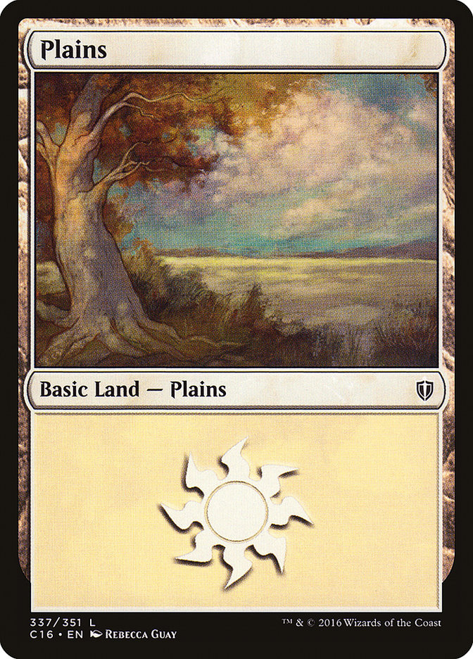 Plains (337) [Commander 2016] | Black Swamp Games