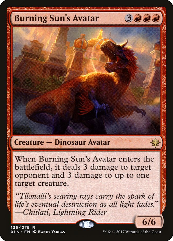 Burning Sun's Avatar [Ixalan] | Black Swamp Games