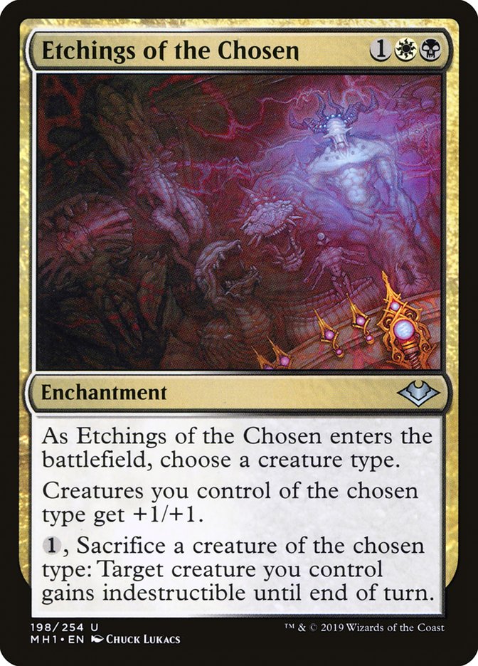 Etchings of the Chosen [Modern Horizons] | Black Swamp Games