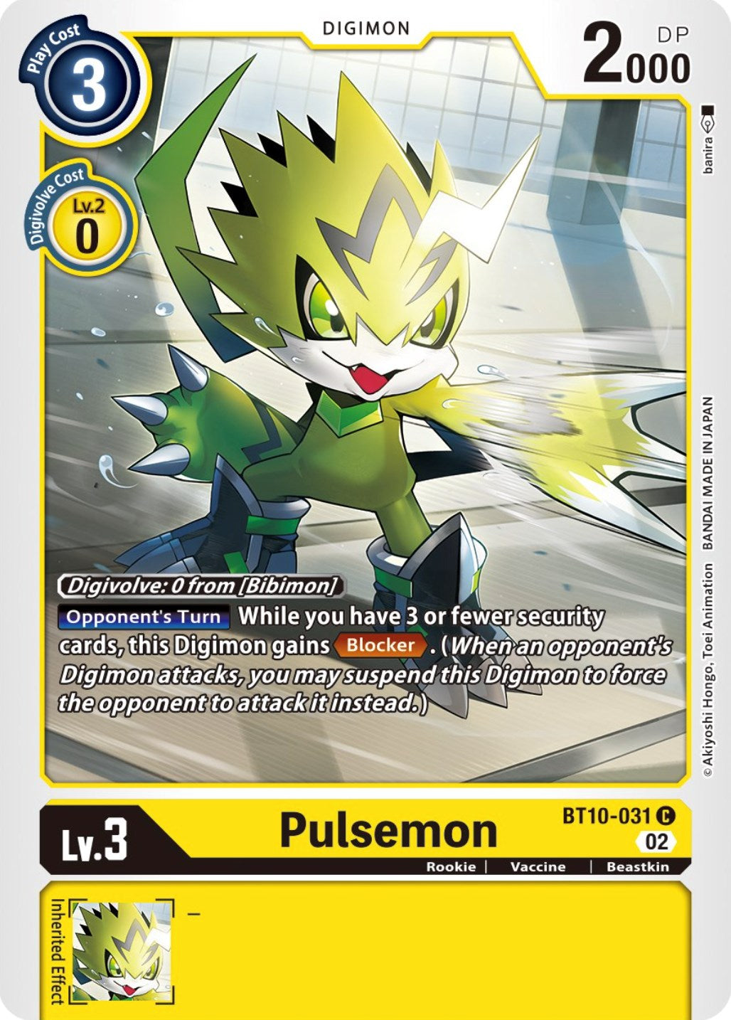 Pulsemon [BT10-031] [Xros Encounter] | Black Swamp Games