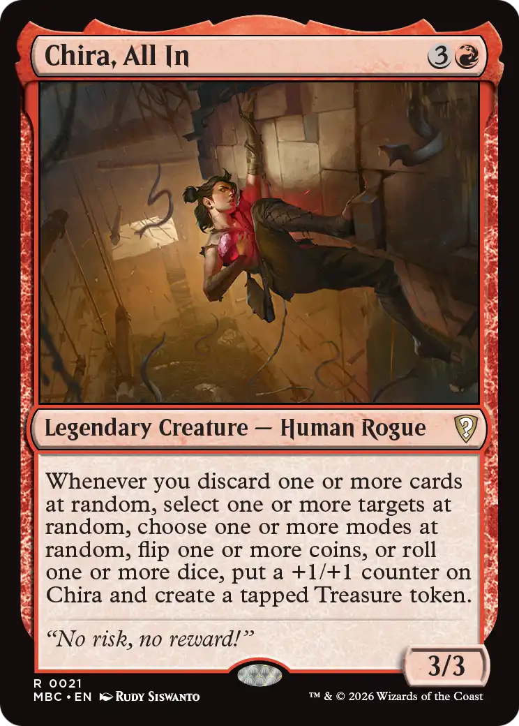 Chira, All In [Mystery Booster: Commander Edition] | Black Swamp Games