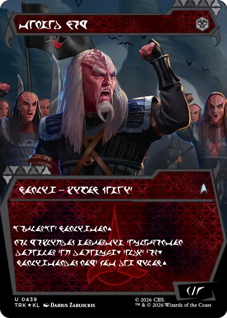 Storied Veteran (Showcase) (Klingon) [Star Trek] | Black Swamp Games