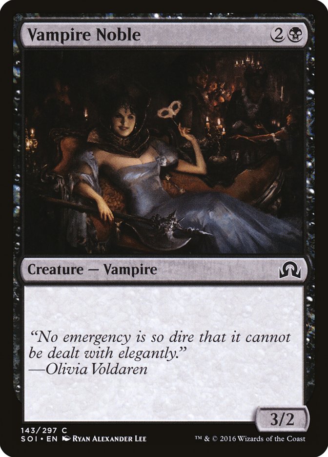 Vampire Noble [Shadows over Innistrad] | Black Swamp Games