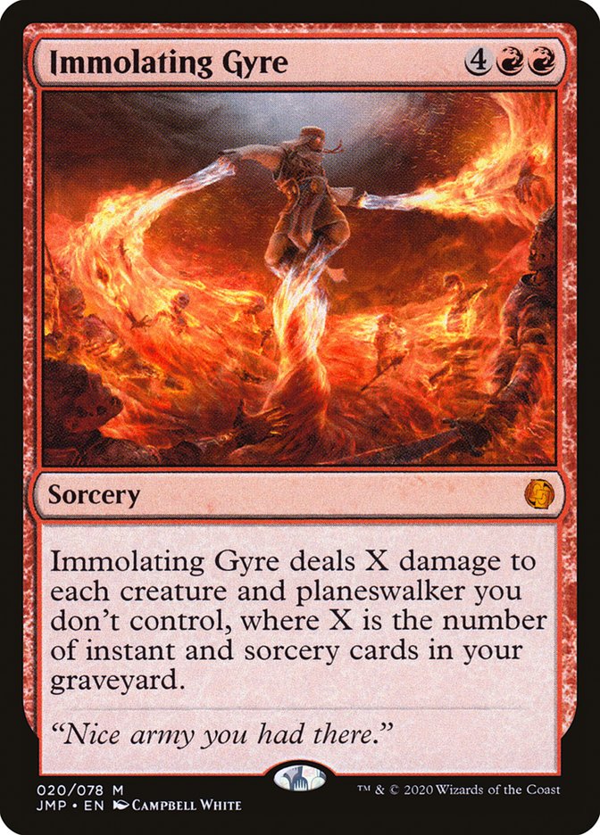 Immolating Gyre [Jumpstart] | Black Swamp Games