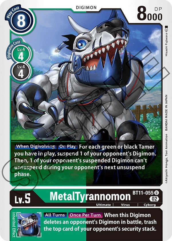 MetalTyrannomon [BT11-055] [Dimensional Phase] | Black Swamp Games