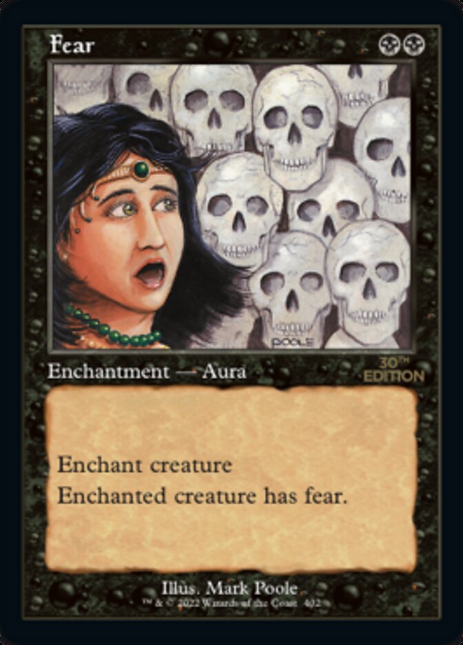 Fear (Retro) [30th Anniversary Edition] | Black Swamp Games
