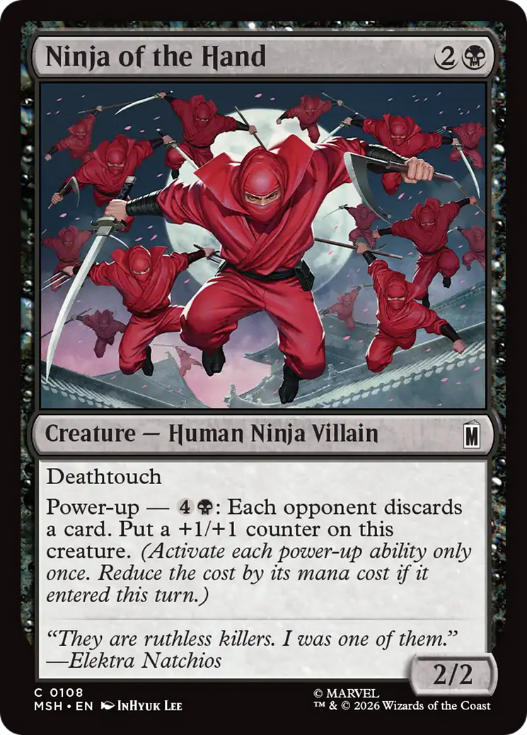 Ninja of the Hand [Marvel Super Heroes] | Black Swamp Games