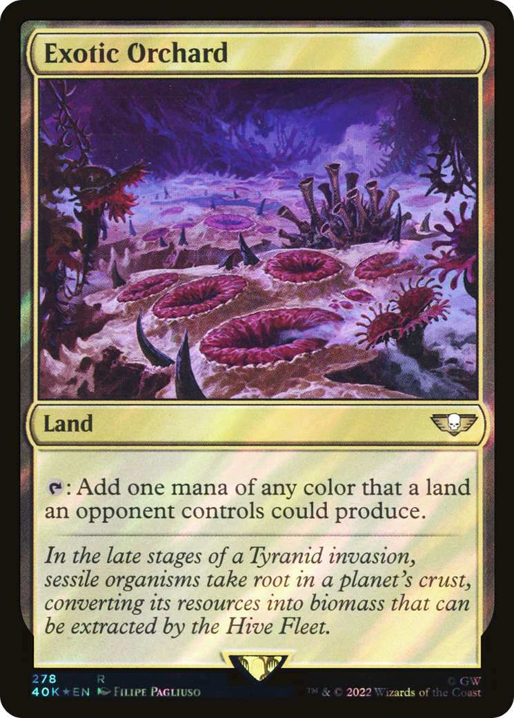 Exotic Orchard (Surge Foil) [Marvel Super Heroes Commander] | Black Swamp Games
