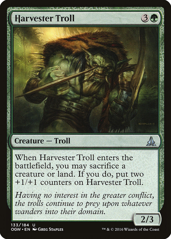 Harvester Troll [Oath of the Gatewatch] | Black Swamp Games