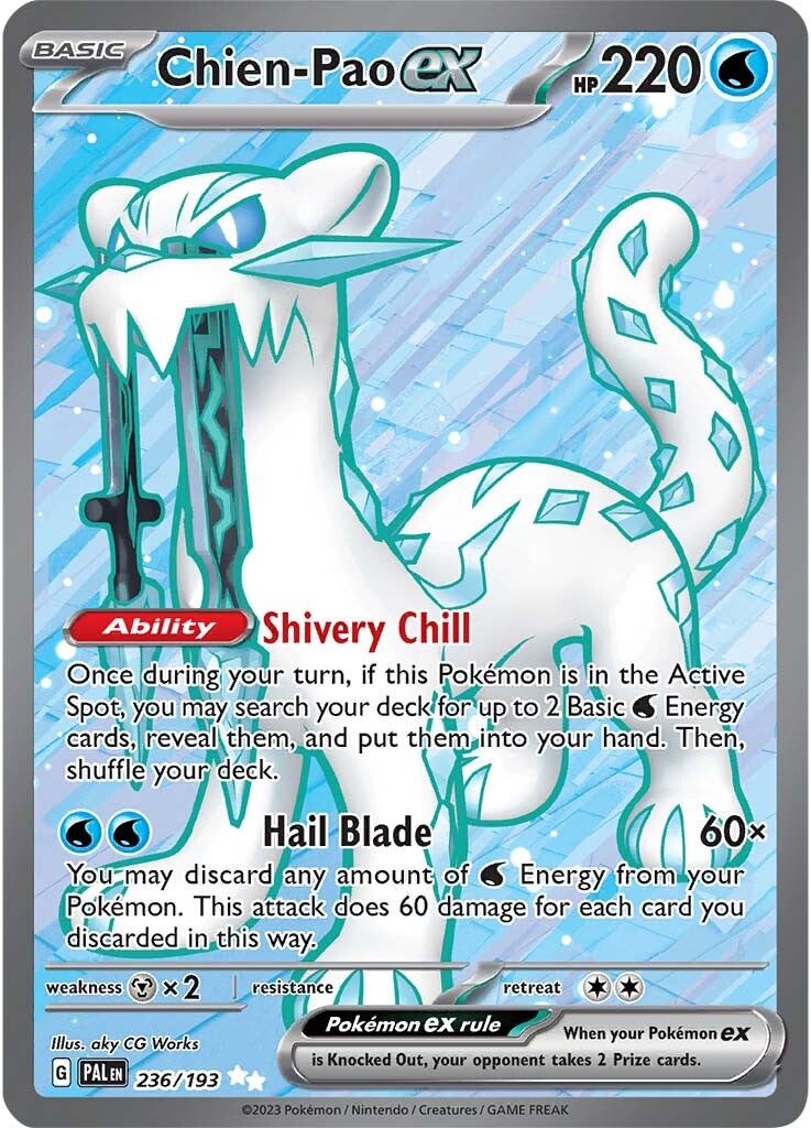 Chien-Pao ex (236/193) [Scarlet & Violet: Paldea Evolved] | Black Swamp Games