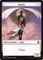 Angel // Dog Illusion Double-Sided Token [Dungeons & Dragons: Adventures in the Forgotten Realms Tokens] | Black Swamp Games