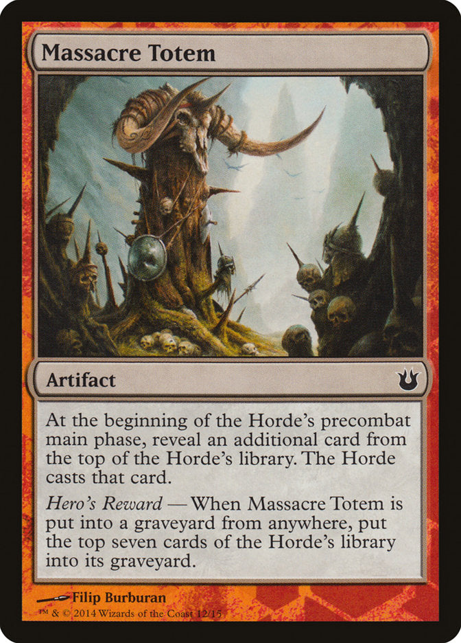 Massacre Totem [Born of the Gods Battle the Horde] | Black Swamp Games