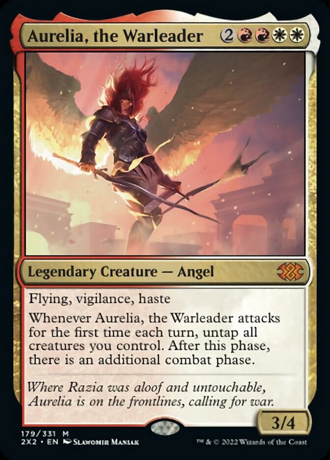 Aurelia, the Warleader [Double Masters 2022] | Black Swamp Games