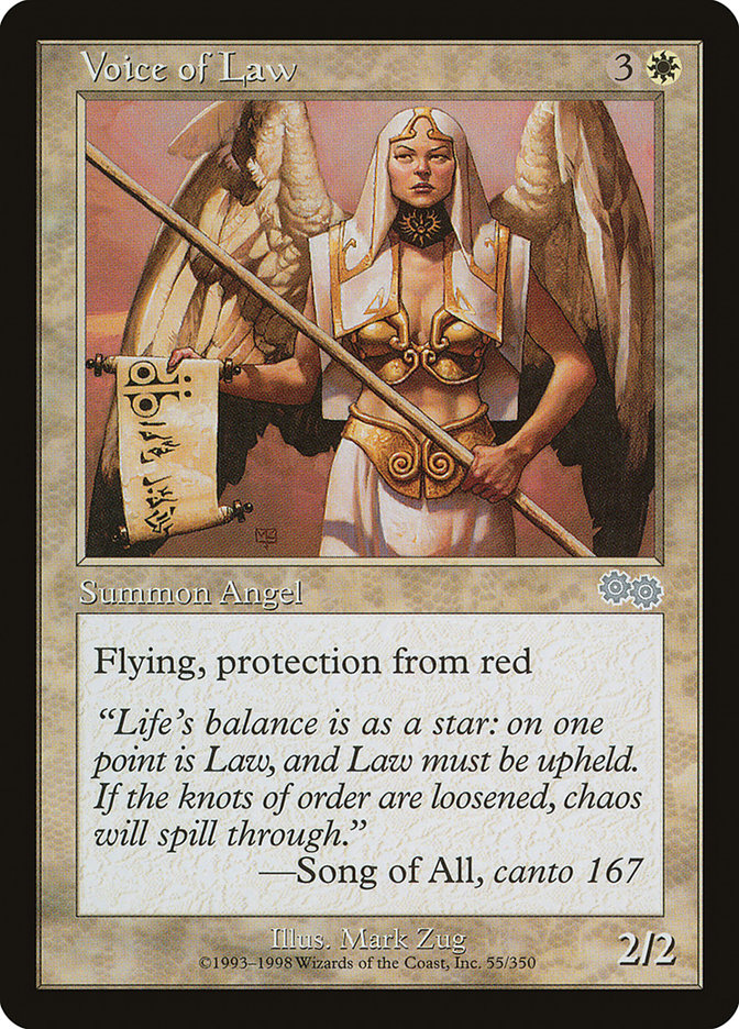 Voice of Law [Urza's Saga] | Black Swamp Games