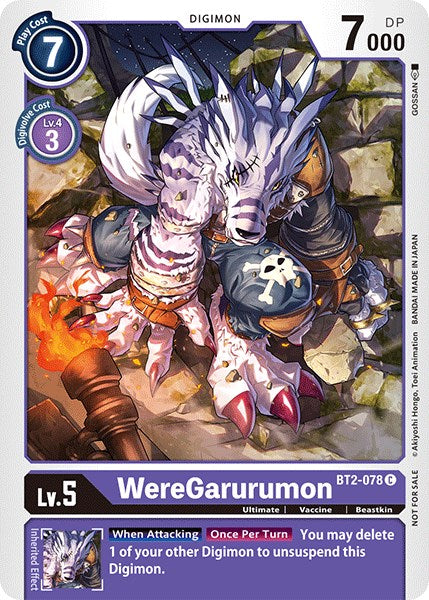 WereGarurumon [BT2-078] (Official Tournament Pack Vol.3) [Release Special Booster Promos] | Black Swamp Games