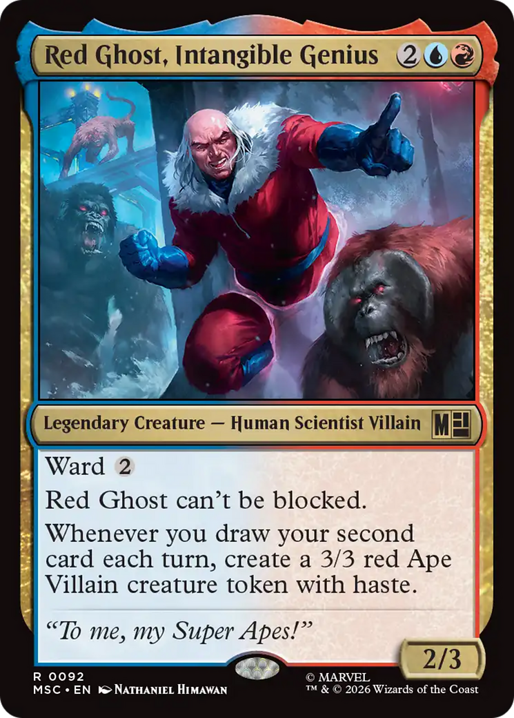 Red Ghost, Intangible Genius [Marvel Super Heroes Commander] | Black Swamp Games