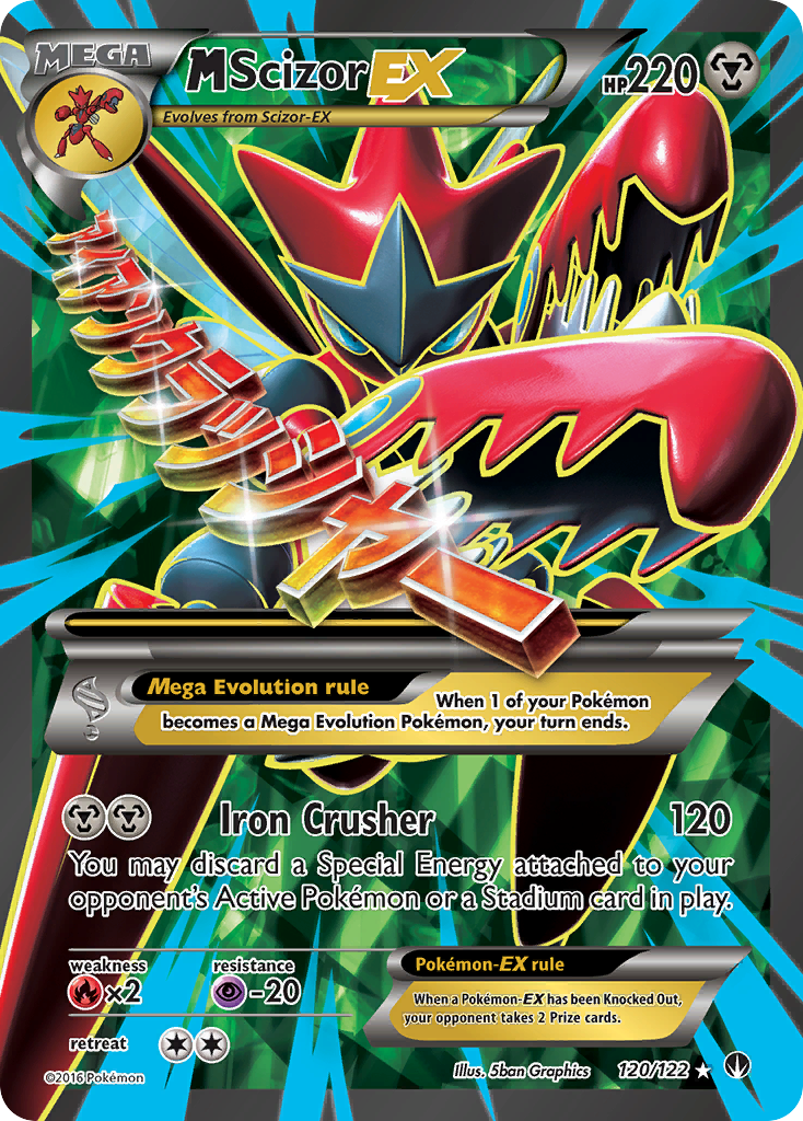 M Scizor EX (120/122) [XY: BREAKpoint] | Black Swamp Games