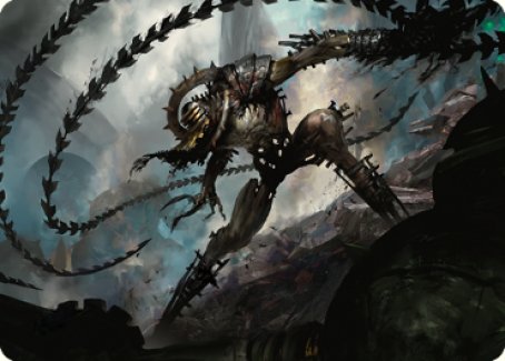 Razorlash Transmogrant Art Card [The Brothers' War Art Series] | Black Swamp Games