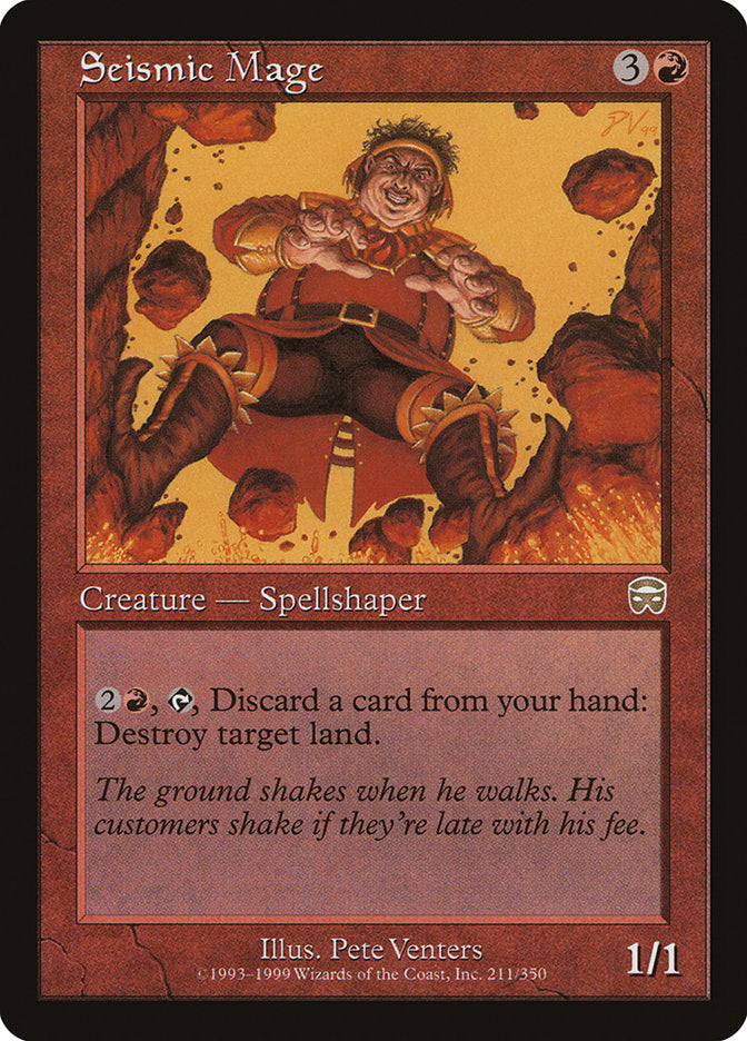 Seismic Mage [Mercadian Masques] | Black Swamp Games