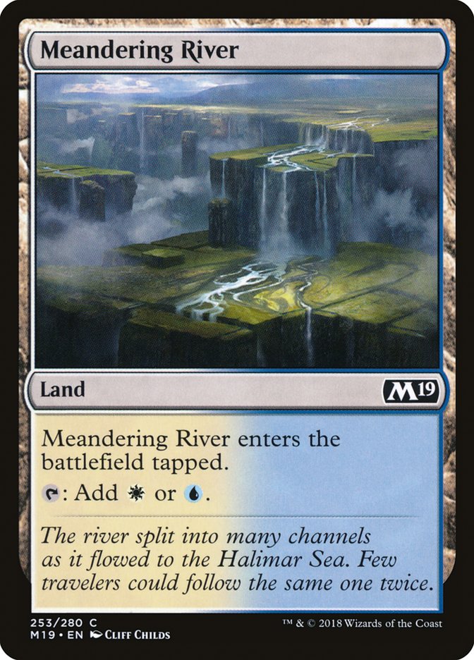 Meandering River [Core Set 2019] | Black Swamp Games