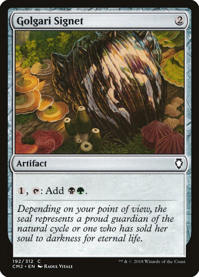 Golgari Signet (192/312) [Commander Anthology Volume II] | Black Swamp Games