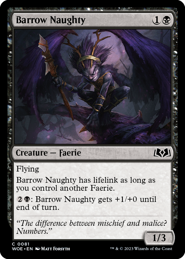 Barrow Naughty [Wilds of Eldraine] | Black Swamp Games