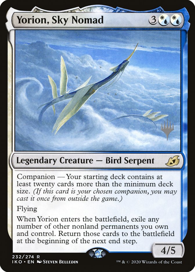 Yorion, Sky Nomad (Promo Pack) [Ikoria: Lair of Behemoths Promos] | Black Swamp Games