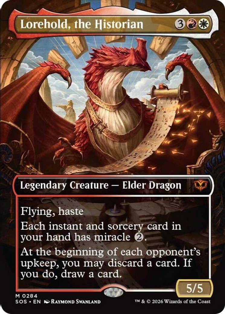 Lorehold, the Historian (Borderless) [Secrets of Strixhaven] | Black Swamp Games