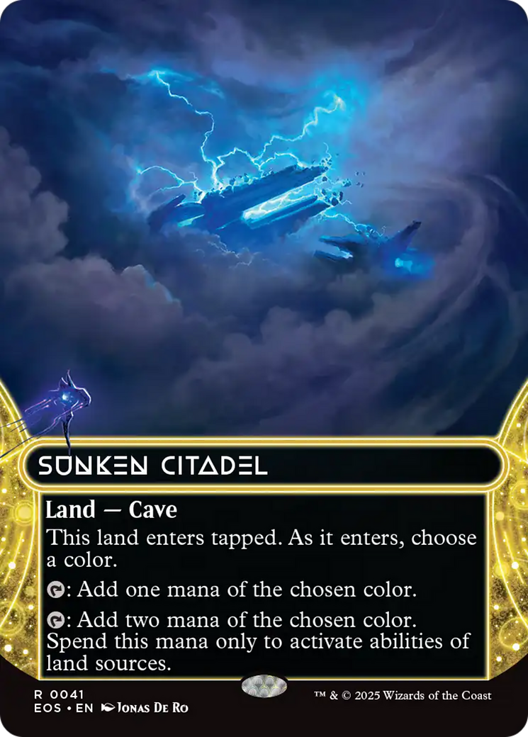 Sunken Citadel (0041) (Borderless) [Edge of Eternities: Stellar Sights] | Black Swamp Games
