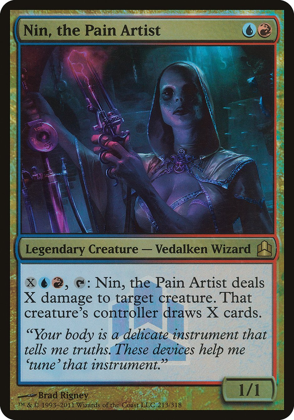 Nin, the Pain Artist (Launch) (Oversized) [Commander 2011 Oversized] | Black Swamp Games