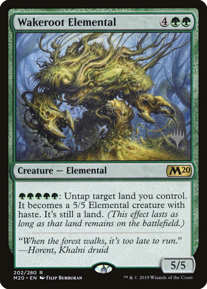 Wakeroot Elemental (Promo Pack) [Core Set 2020 Promos] | Black Swamp Games