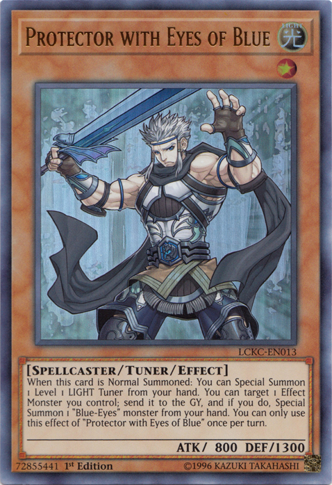 Protector with Eyes of Blue [LCKC-EN013] Ultra Rare | Black Swamp Games