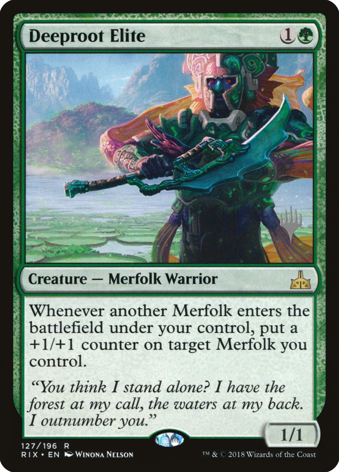 Deeproot Elite (Promo Pack) [Rivals of Ixalan Promos] | Black Swamp Games