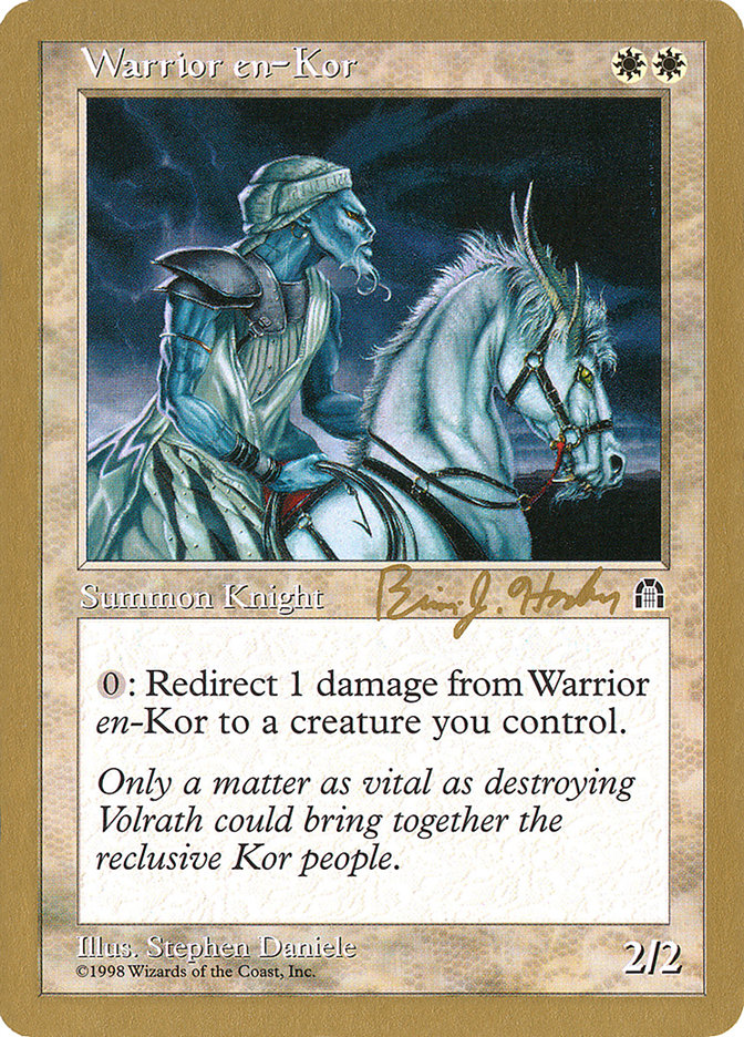 Warrior en-Kor (Brian Hacker) [World Championship Decks 1998] | Black Swamp Games