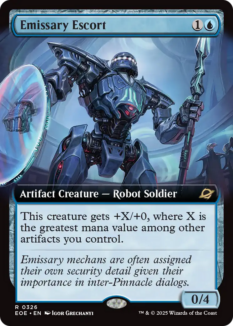 Emissary Escort (Extended Art) [Edge of Eternities] | Black Swamp Games