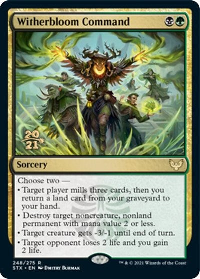 Witherbloom Command [Strixhaven: School of Mages Prerelease Promos] | Black Swamp Games