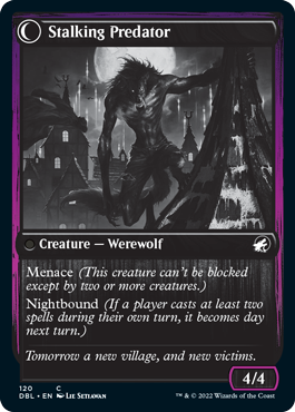 Shady Traveler // Stalking Predator [Innistrad: Double Feature] | Black Swamp Games