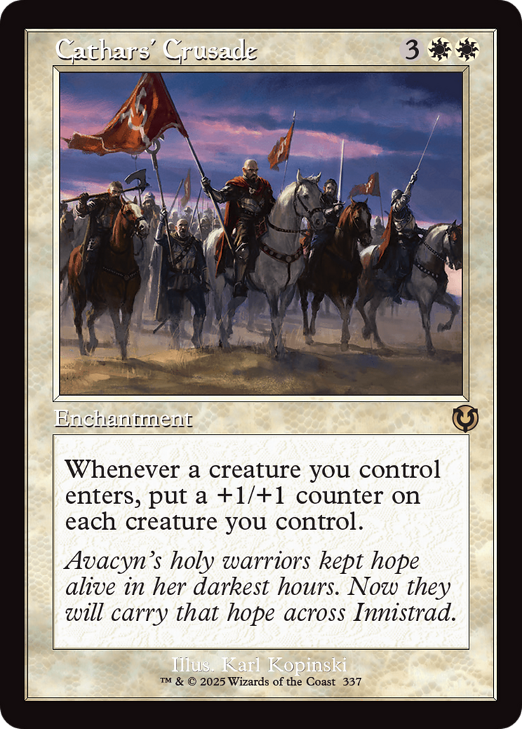 Cathars' Crusade (Retro Frame) [Innistrad Remastered] | Black Swamp Games