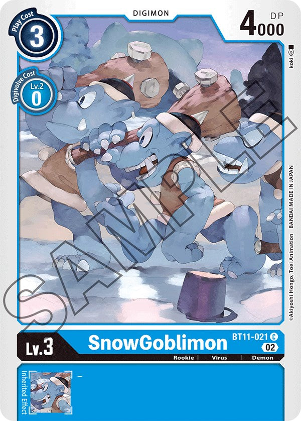 SnowGoblimon [BT11-021] [Dimensional Phase] | Black Swamp Games