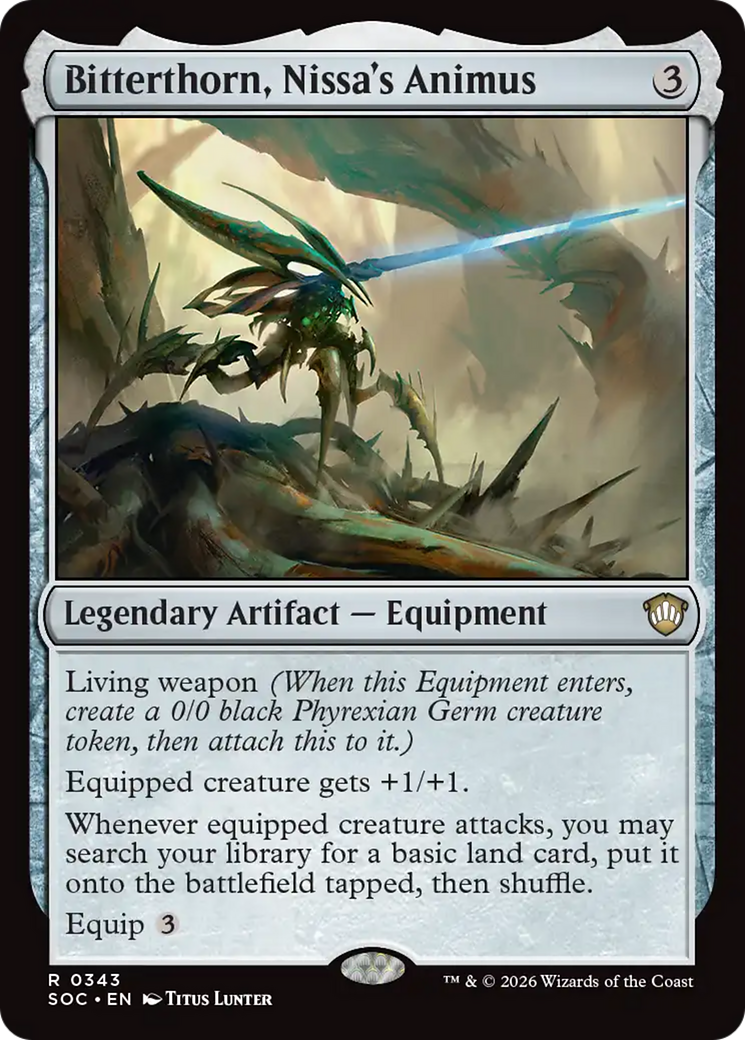 Bitterthorn, Nissa's Animus [Secrets of Strixhaven Commander] | Black Swamp Games