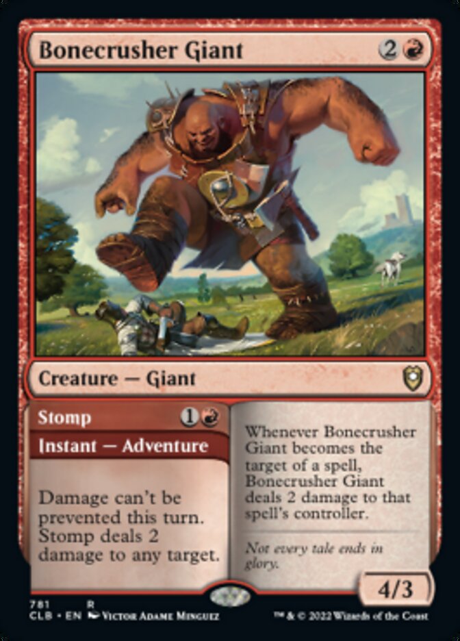 Bonecrusher Giant // Stomp [Commander Legends: Battle for Baldur's Gate] | Black Swamp Games