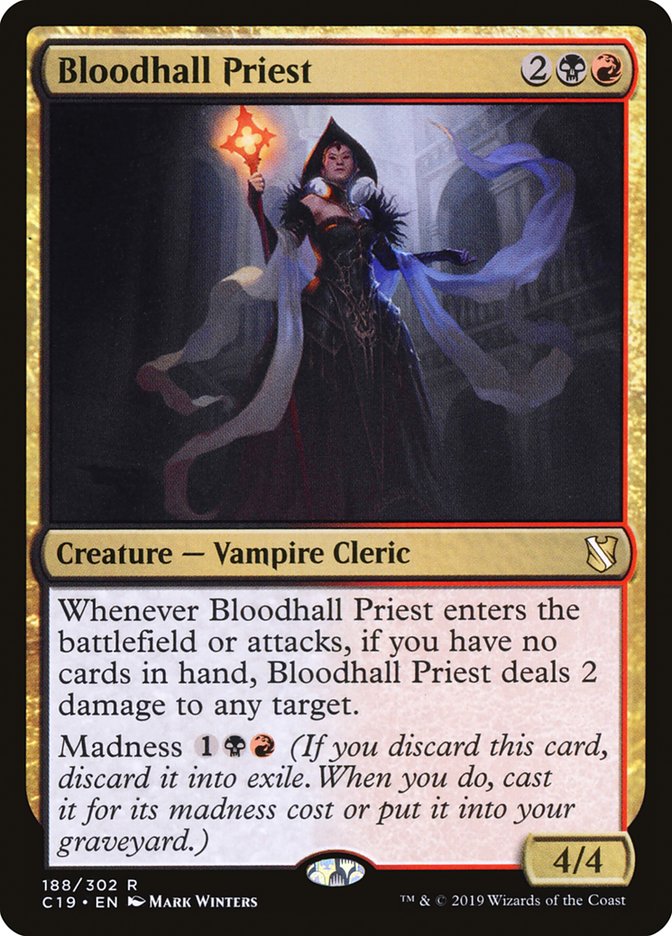 Bloodhall Priest [Commander 2019] | Black Swamp Games
