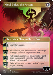 Nicol Bolas, the Ravager // Nicol Bolas, the Arisen (Borderless) [Secret Lair: From Cute to Brute] | Black Swamp Games