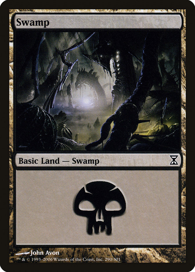 Swamp (290) [Time Spiral] | Black Swamp Games
