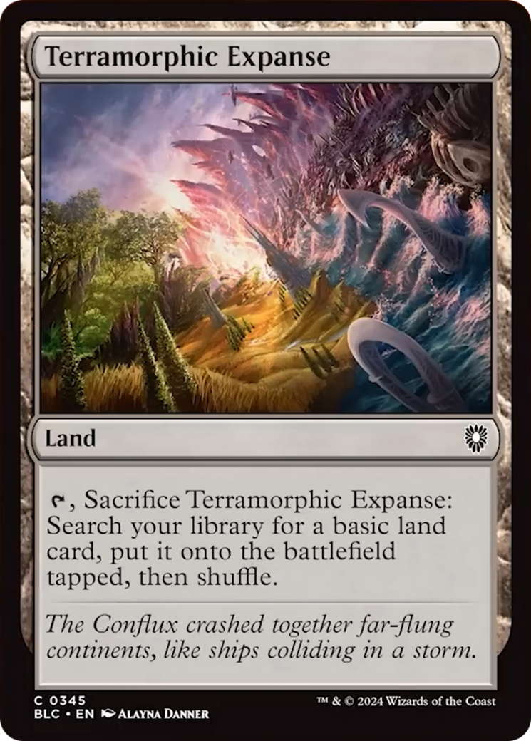Terramorphic Expanse [Bloomburrow Commander] | Black Swamp Games