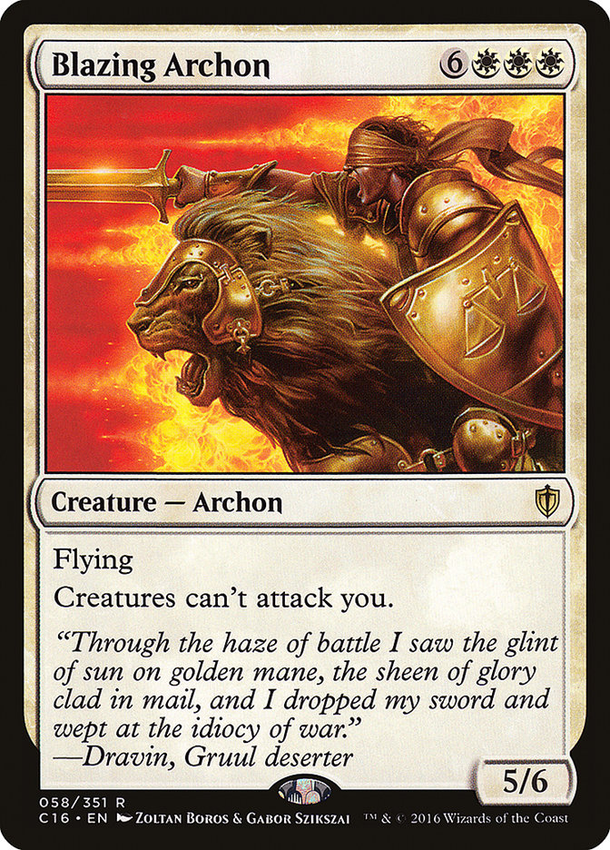 Blazing Archon [Commander 2016] | Black Swamp Games